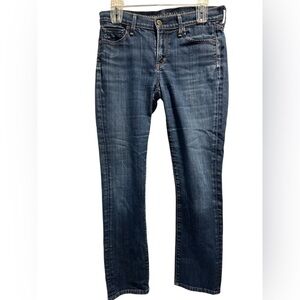 Citizens of Humanity Straight Leg Jeans Elson Mid Rise Medium Wash Denim